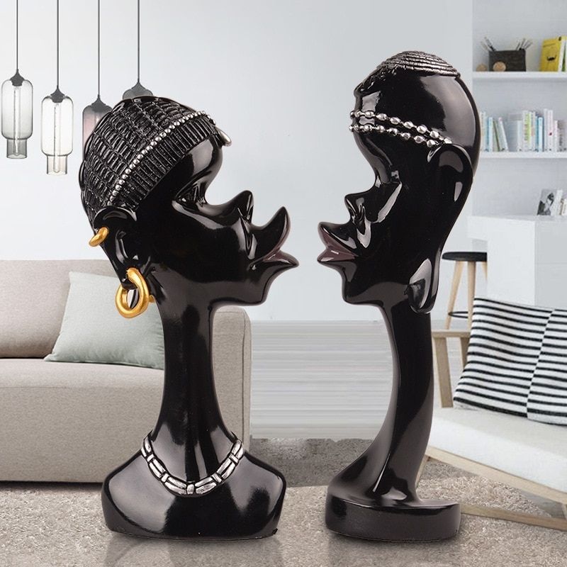Statue du Couple Africain — Édition Prestige