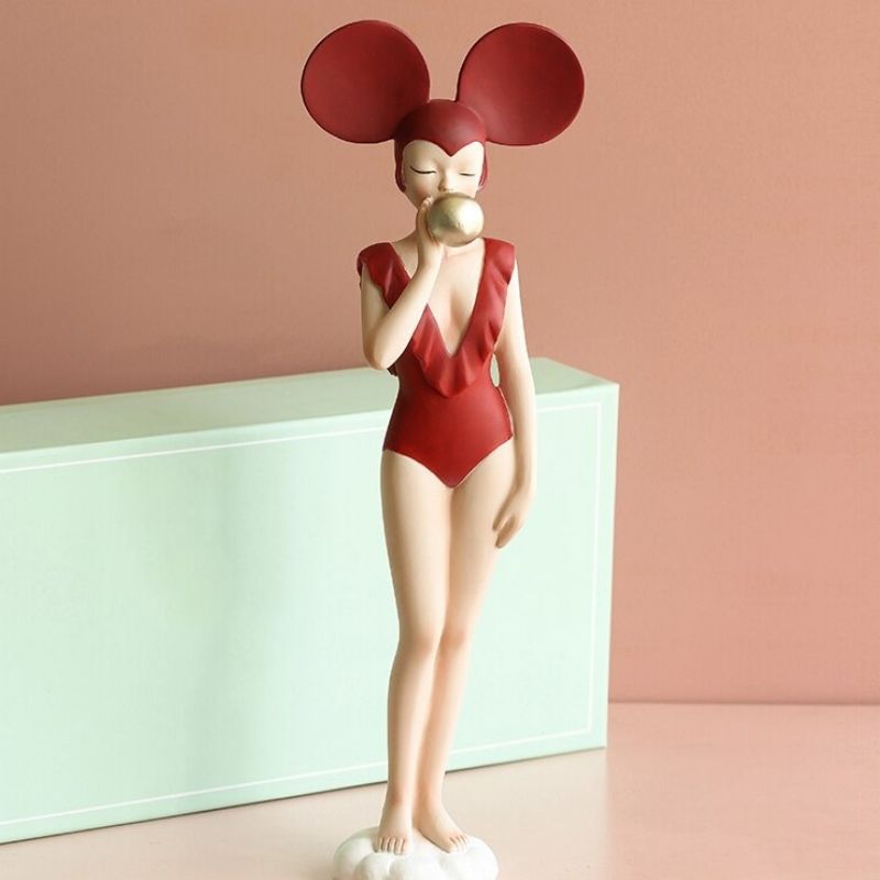 Statue Femme-Lapin Édition Signature