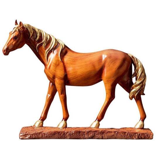 statue-bois-cheval