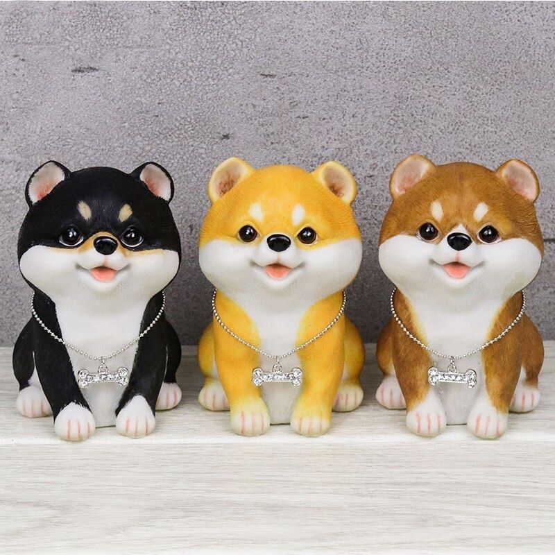 Petite Statue Japonaise – Chien Signature