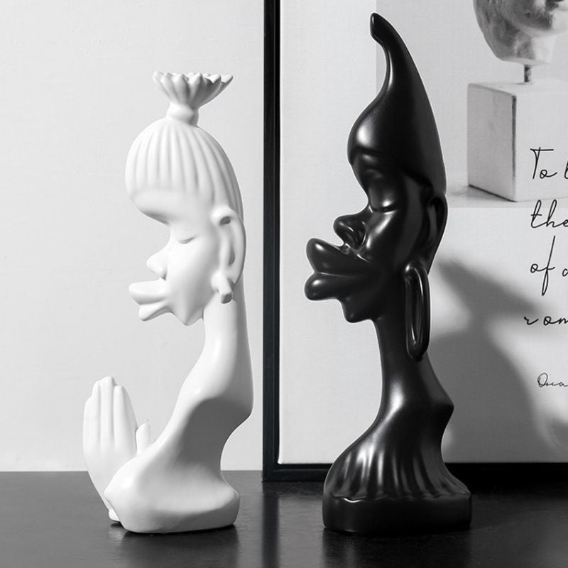 Statue Africaine Duo — Édition Signature