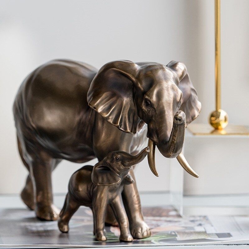 Statue Éléphant en Bronze — Édition Prestige
