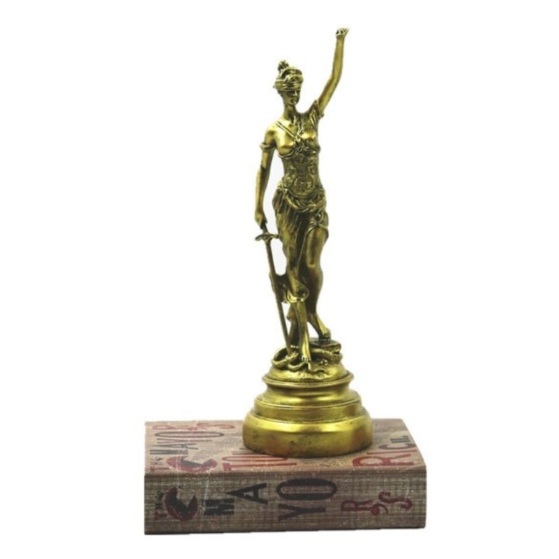 Déesse Grecque en Bronze – Statue d’Art Élégante