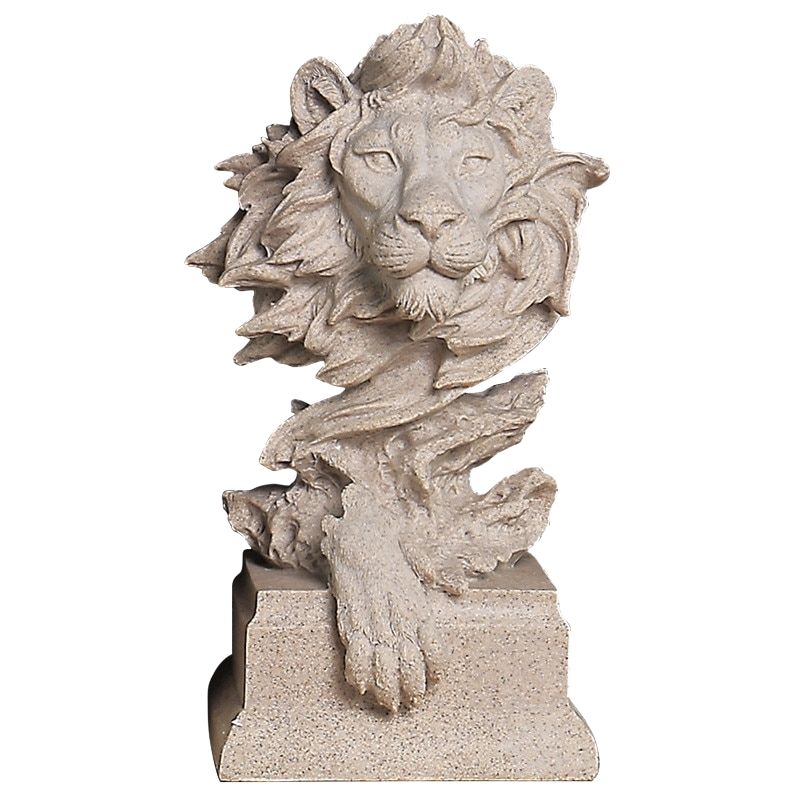 statue-lion-effet-pierre