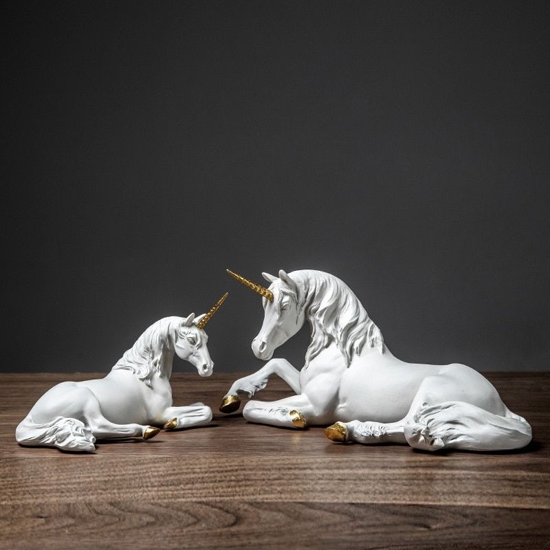 Statue Cheval Grand Licorne - Signature Équestre