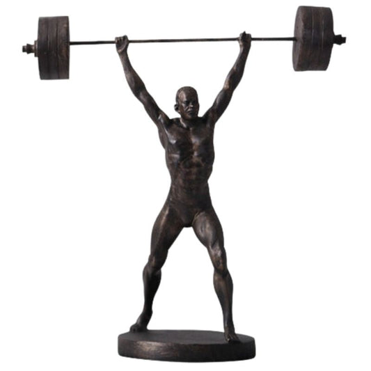 statue-homme-halterophile