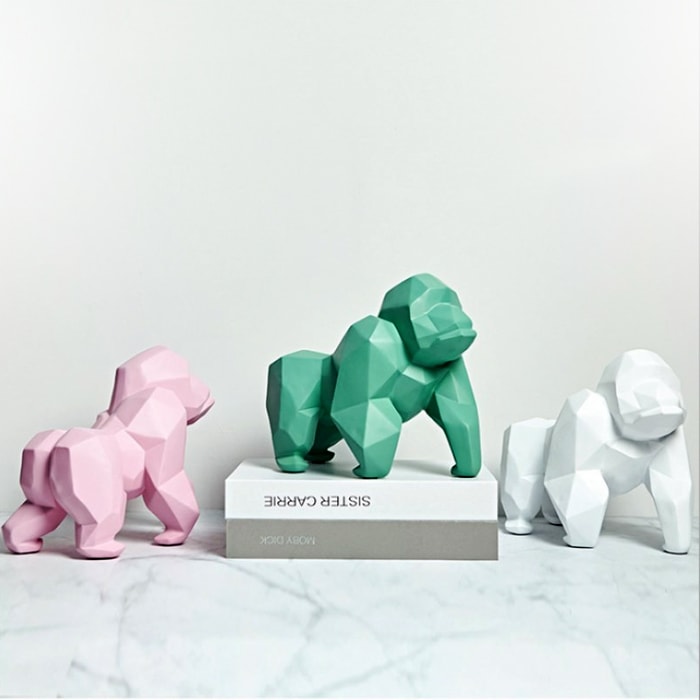Monsieur Gorille — Statue Origami