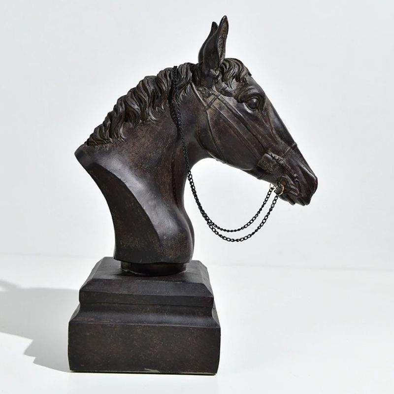 Statue Tête de Cheval – Collection Prestige