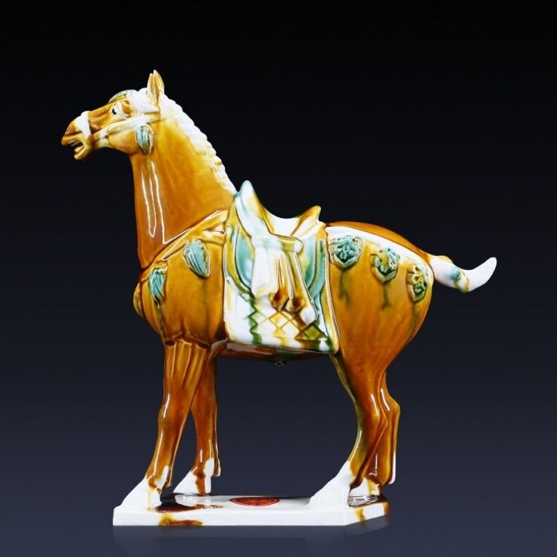 Statue Cheval Antique — Édition Prestige