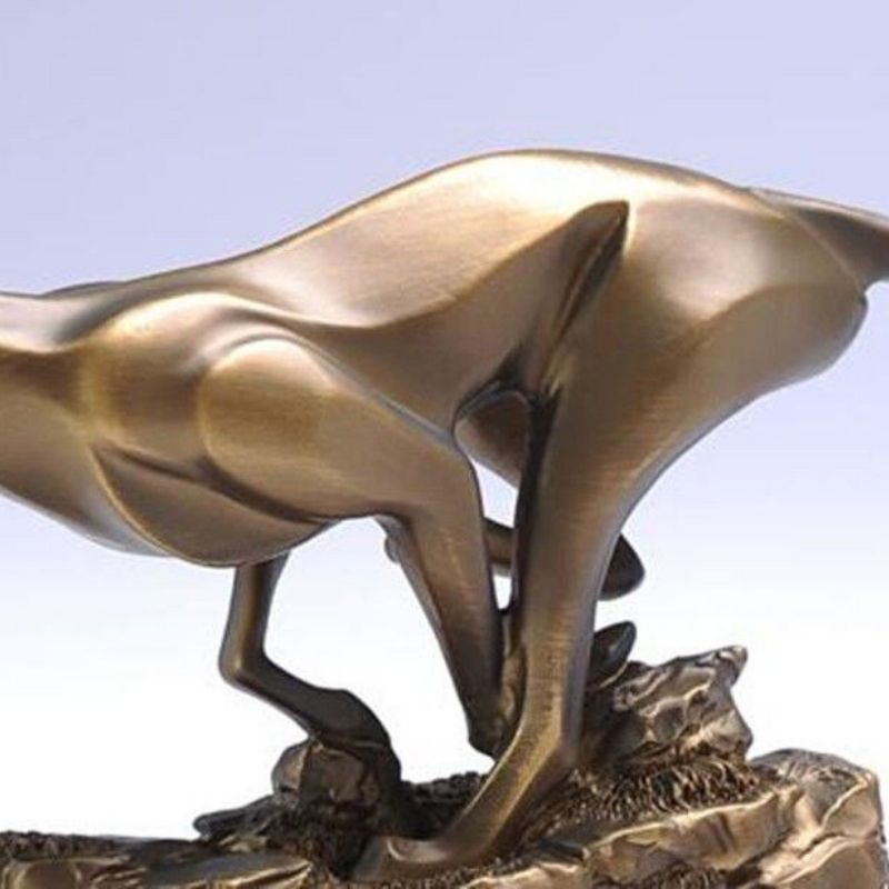 Statue Panthère en Cuivre — Édition Signature