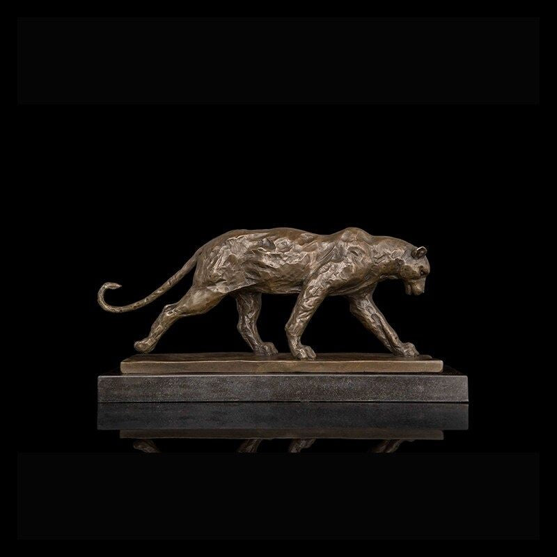 Statue Panthère en Bronze — Édition Prestige
