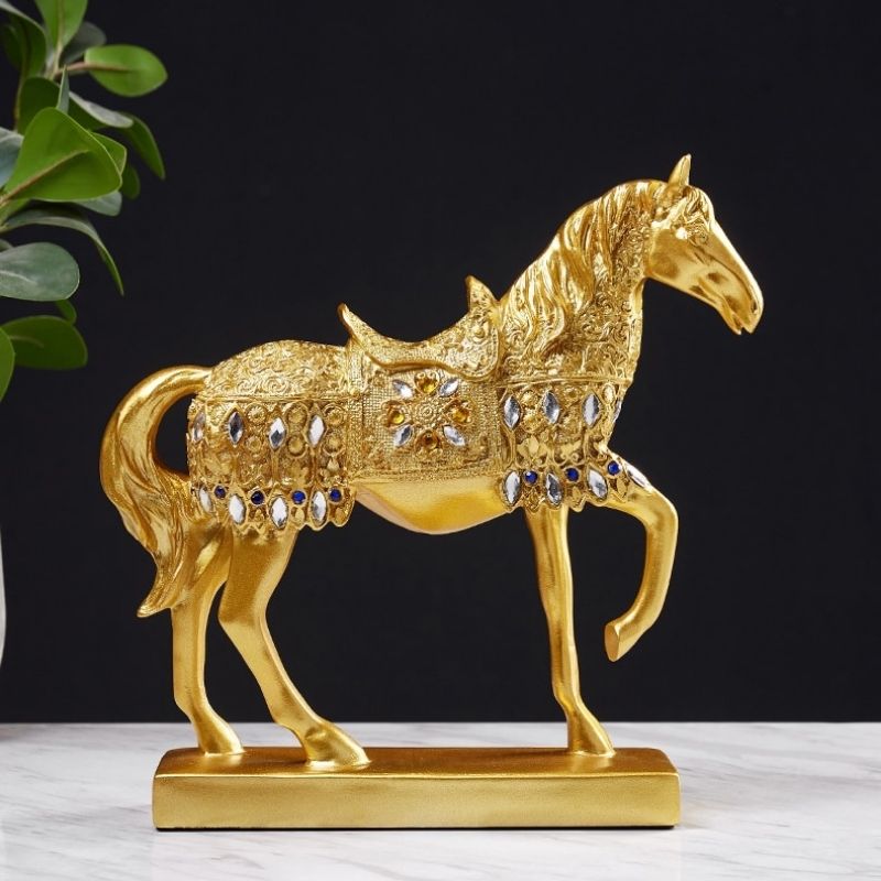 Statue Cheval Décoration Signature