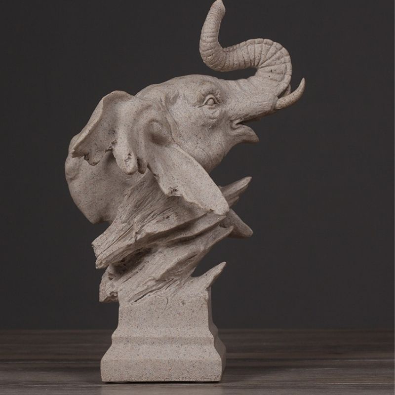 Statue Éléphant en Résine – Collection Premium