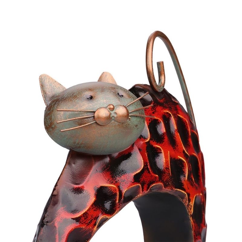 Statue de Chat en Fer Forgé — Édition Prestige
