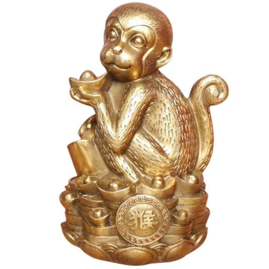 statue-singe-cuivre