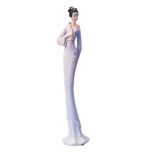 statue-japonaise-geisha-violet