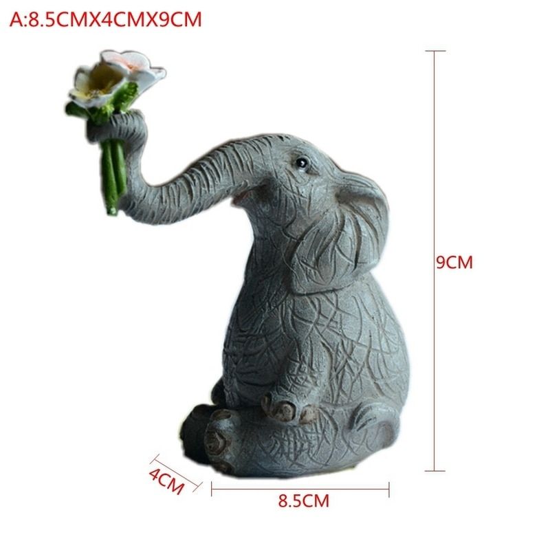 Statue Éléphant en Résine – Collection Prestige
