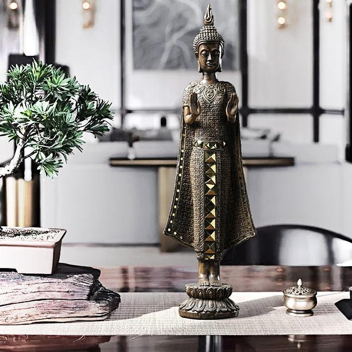 Statue Bouddha et Dieu Hindou — Édition Premium