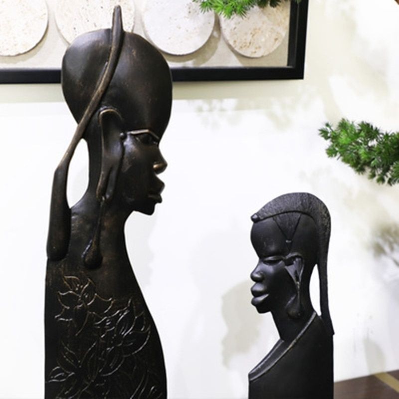 Statue Africaine Moderne — Édition Signature