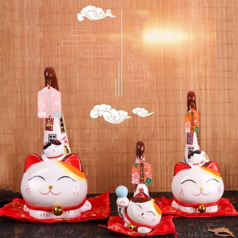 Maneki Neko: Statue Japonaise