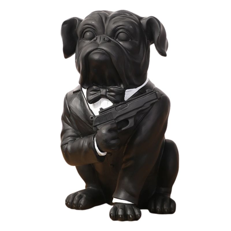 bouledogue-statue-james-bond