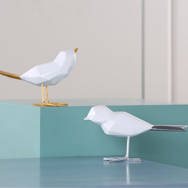 Statue Origami Oiseau — Édition Signature