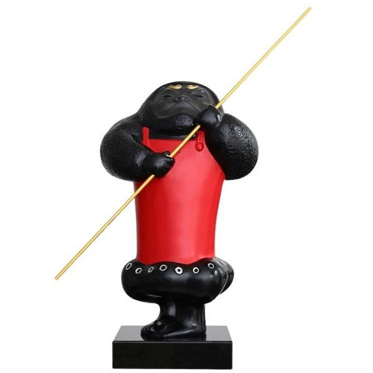 statue-singe-artiste-contemporain