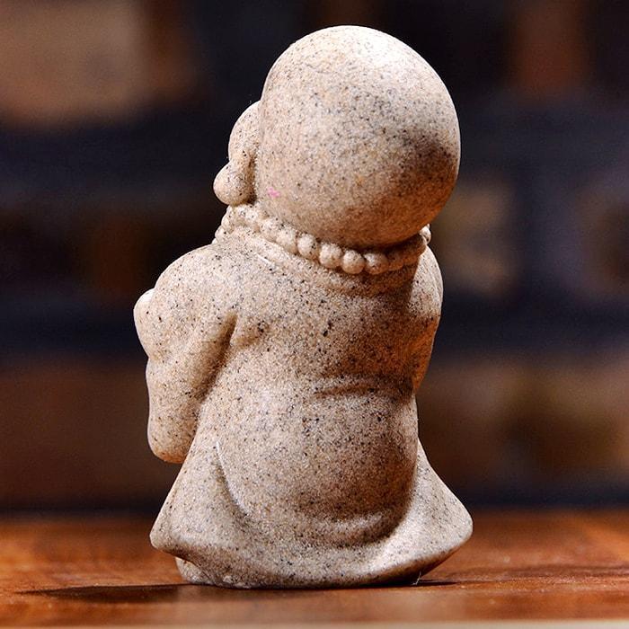 Statue Bouddha Petit Moine — Édition Signature