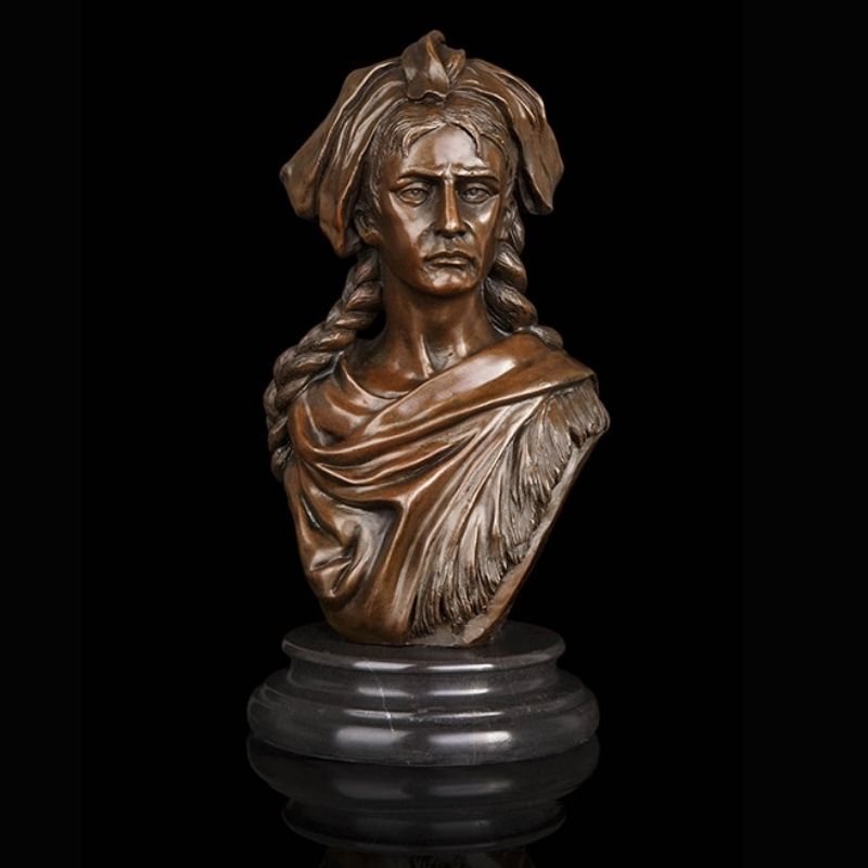Statue Femme Indienne - Collection Prestige
