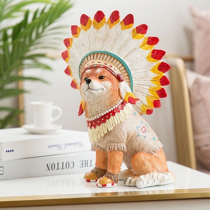 Statue Chien Indien — Édition Prestige
