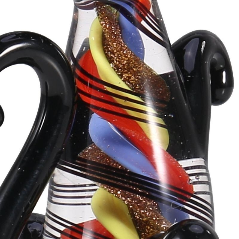 Statue Chat en Verre — Édition Luxe