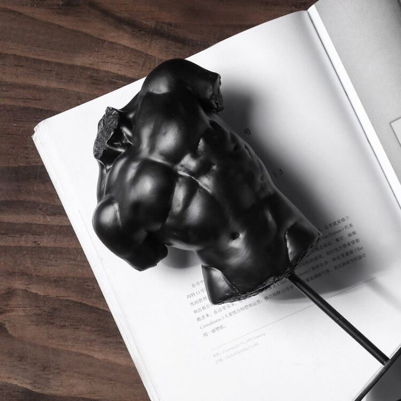 Statue-Buste: Homme Noir