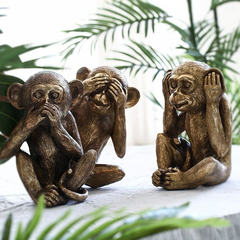 Statue des Trois Singes – Sagesse