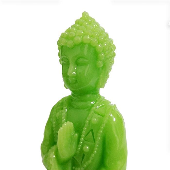 Statue Bouddha Jade Vert — Édition Signature