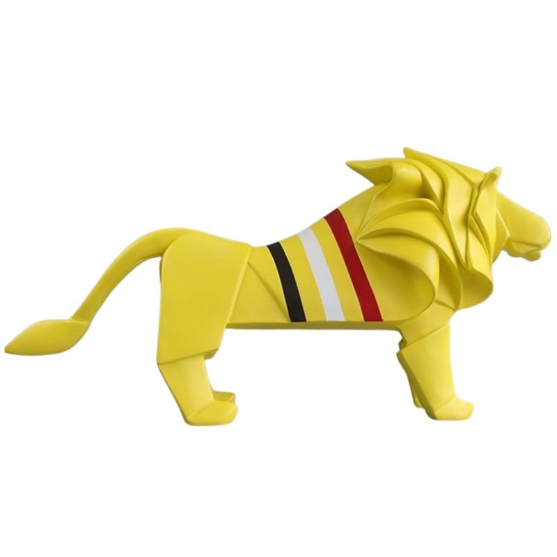 Statue Lion Multicolore — Édition Signature
