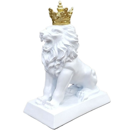 statue-lion-avec-couronne