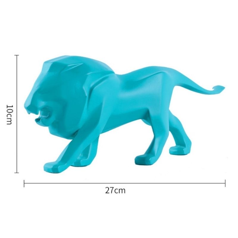 Statue du Lion Bleu - Édition Signature