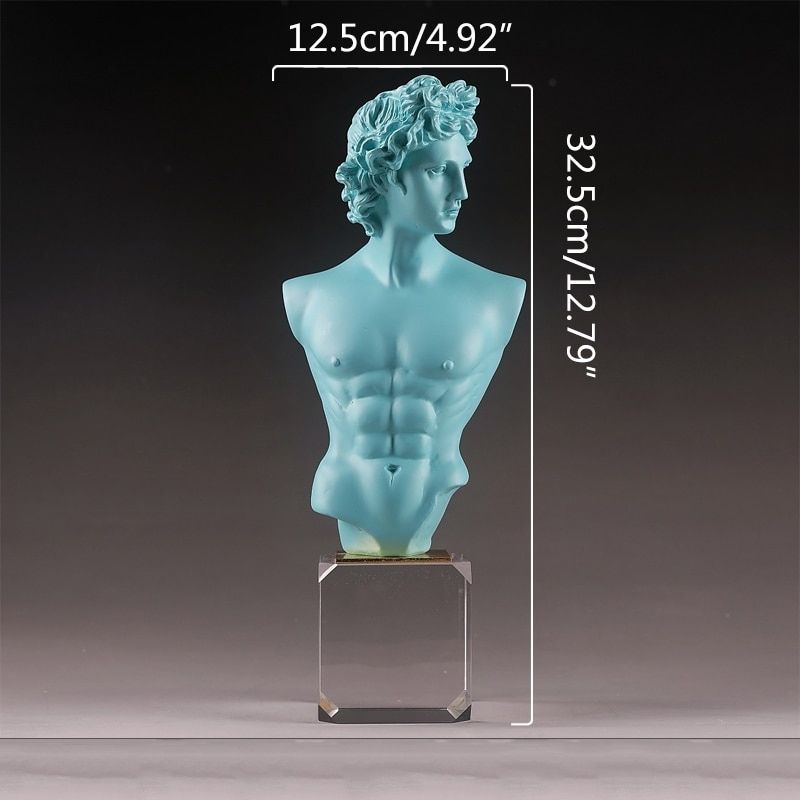 Statue Buste Homme Signature