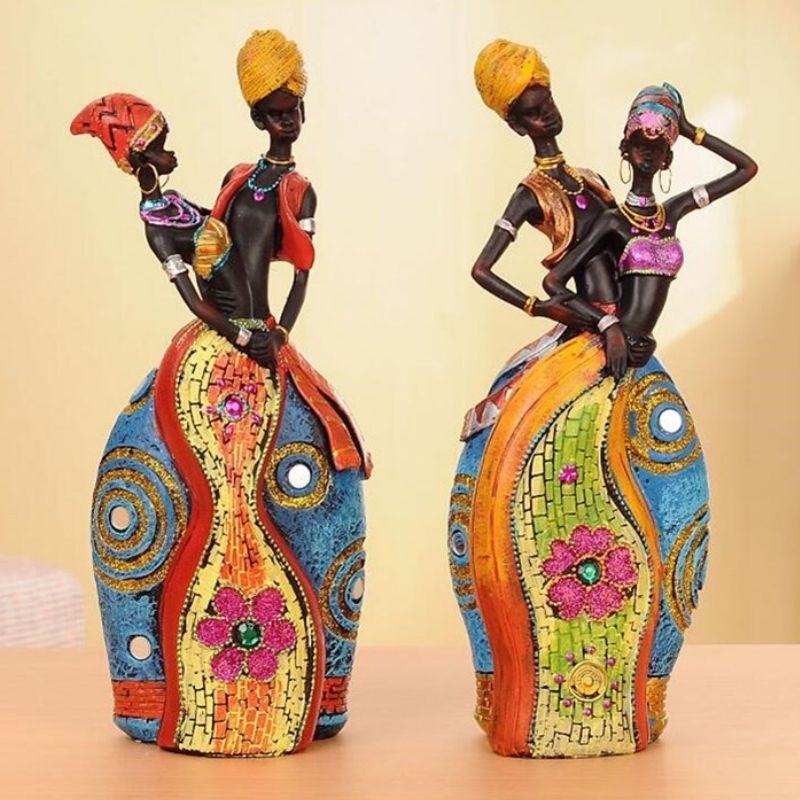 Statue Africaine — Couple