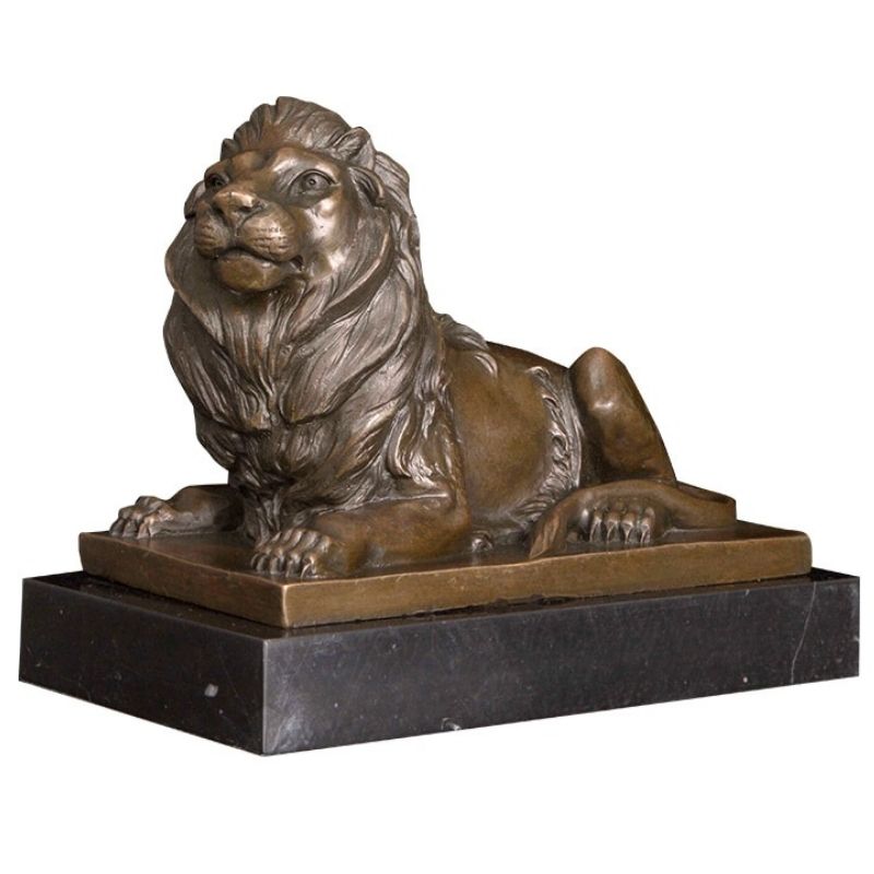 statue-lion-exterieur-bronze
