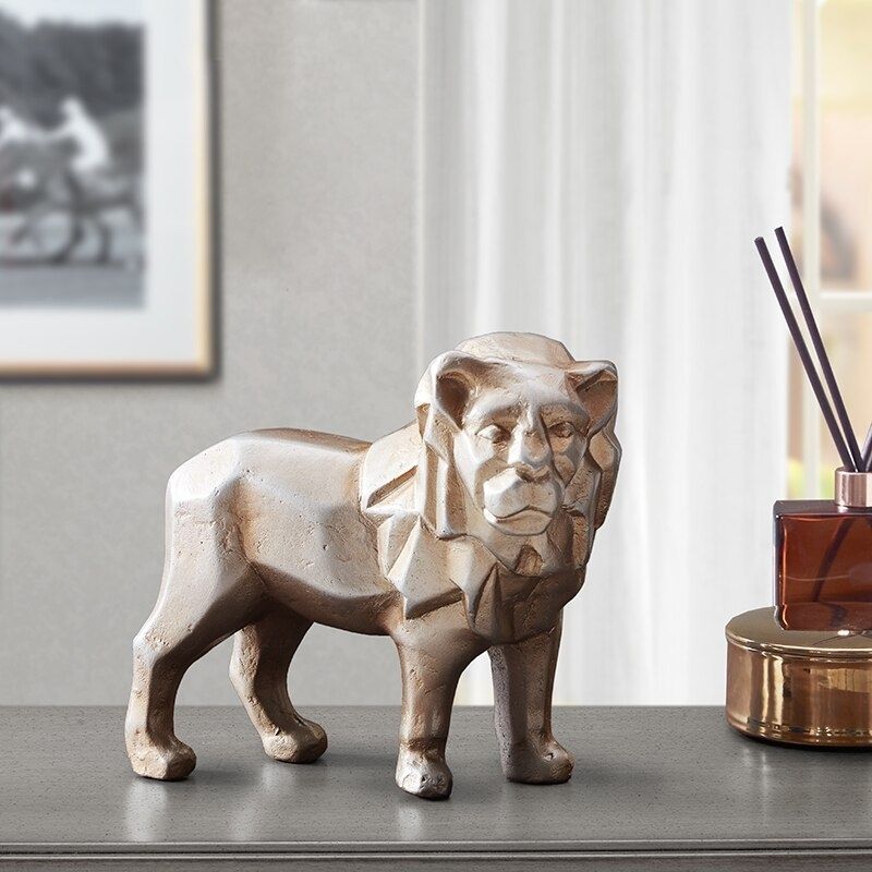 Statue Lion en Résine - Collection Prestige