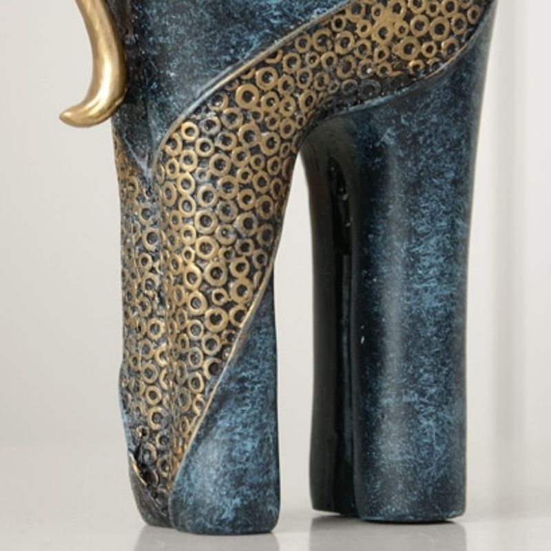 Statue Éléphant Signature — Trompe en l'air