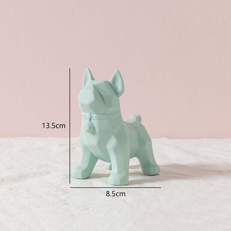 Statue Origami: Chien Vert