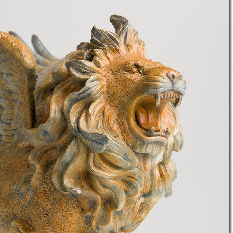 Statue Lion Ailé – Collection Signature