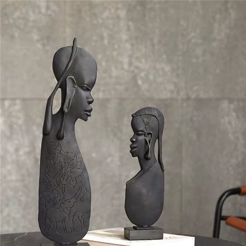 Statue Africaine Moderne — Édition Signature