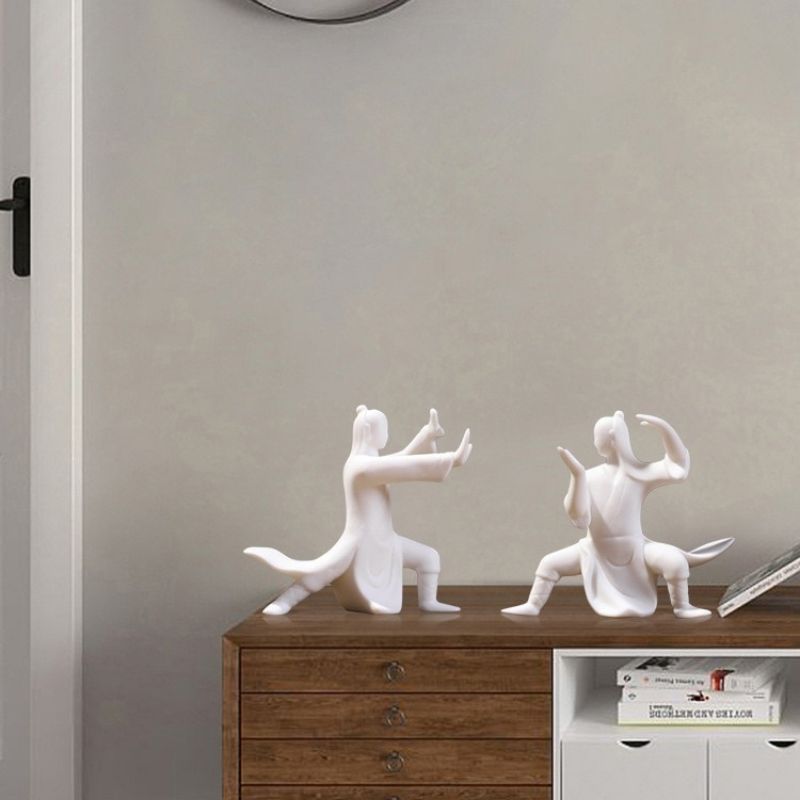 Statue Japonaise en Porcelaine - Signature