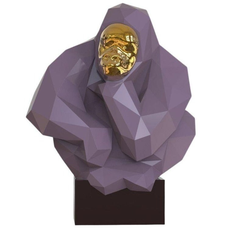 statue-gorille-design-violet