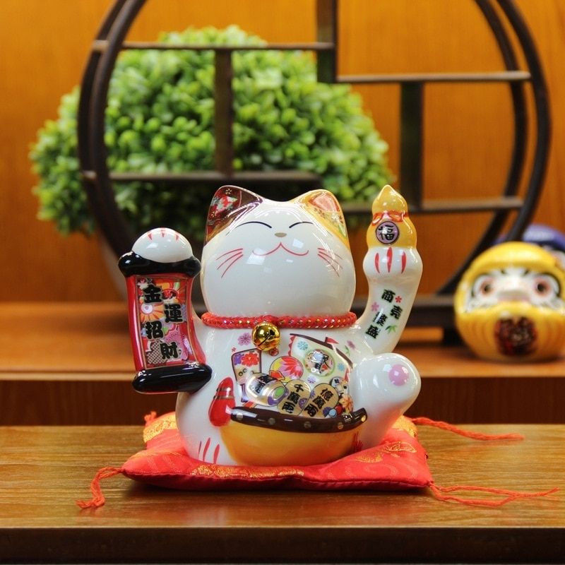 Maneki Béni: Statue Japonaise
