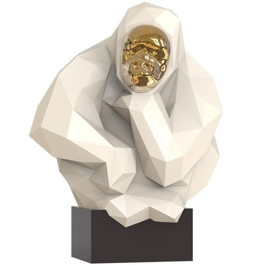 statue-gorille-design-blanc