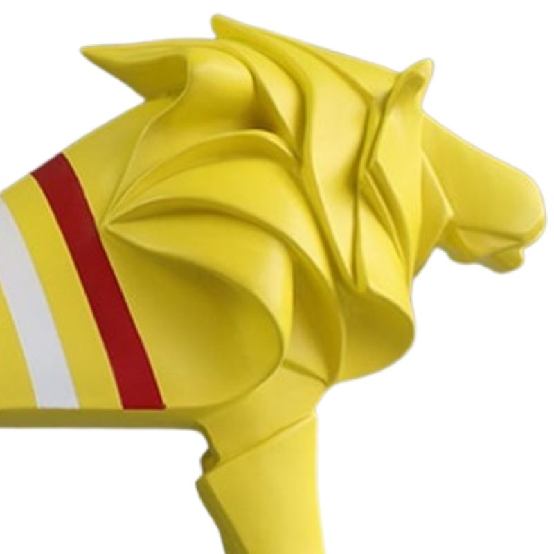 Statue Lion Multicolore — Édition Signature